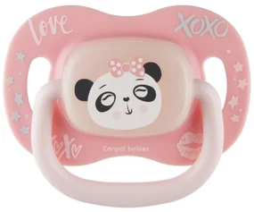Silikónový symetrický cumlík 18m+, Panda