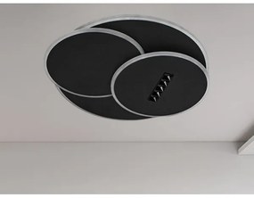 LED Stmievateľné stropné svietidlo LED/90W/230V 3000-6500K čierna +diaľkové ovládanie