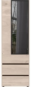 Vitrína v dekore duba 64x206 cm Cantoria - Germania