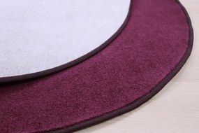 Vopi koberce Kusový koberec Eton fialový 48 kruh - 80x80 (priemer) kruh cm