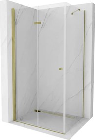 Mexen Lima sprchovací kút 70x100 cm, priehľadná, zlatá, 856-070-100-50-00