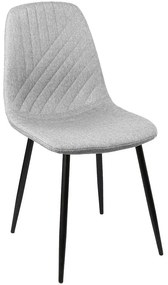 Stolička Eva svetlosivá
