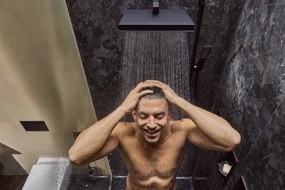 Hansgrohe Pulsify E, hlavová sprcha 260 1jet, čierna matná, HAN-24330670