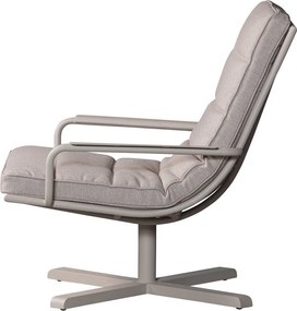 Svetlosivé kovové záhradné kreslo Coosa – Exotan