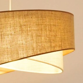 Brilagi - LED Luster na lanku LYRA 1xE27/15W/230V béžová/krémová