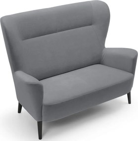 Dvojmiestna pohovka Next, šedá látka