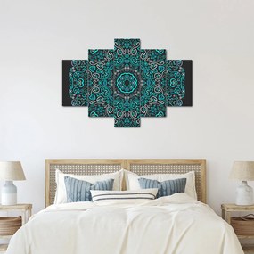 Obraz ornamentálne abstrakcie (150x105 cm)