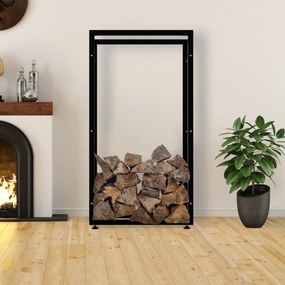 Stojan na drevo Keri V2 25x80x150, čierna