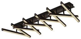 LED Stmievateľný prisadený luster LED/125W/230V 3000-6500K + diaľkové ovládanie