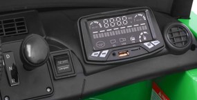Ramiz Elektrické autíčko Mercedes-Benz GT R pre deti zelené + pohon 4x4