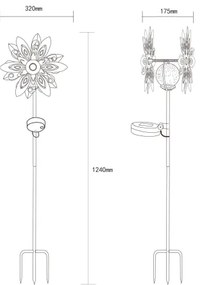 Globo 36578 - LED Solárna dekorácia LED/0,02W/3V IP44