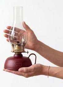 BRILAGI - Petrolejová lampa MERLIN červená