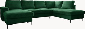Menčestrová panoramatická rohová rozkladacia pohovka Lofty Lilly (8-miestna)