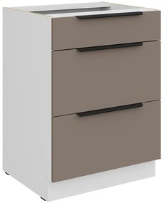 Kuchynská skrinka Aria-Ta/Wh Anti Fingerprint 60d 3s Bb