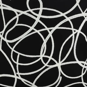 Eglo 420006 - Dekoračný vankúš CHEVERY 45x45 cm čierna/biela