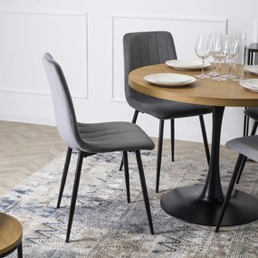 PROXIMA.store - Okrúhly stôl LINO FARBA: hnedá