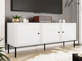 TV Stolík/Skrinka Bis 150 3D, Farby: čierna