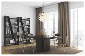 Matná čierna knižnica TemaHome Delta