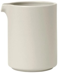 Biela keramická mléčenka Blomus Pilar, 280 ml