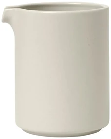 Biela keramická mléčenka Blomus Pilar, 280 ml