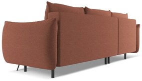 Ružová rohová pohovka (ľavý roh) Malie – Makamii