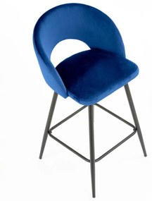 Halmar Barová stolička H96, tmavomodrá