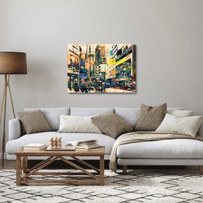 Obraz maľované abstrakcie (70x50 cm)