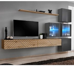 Obývacia Stena Switch XIX Line Wotan/Grafit