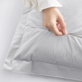 Obliečky na vankúše AmeliaHome Velvet Side Si biele