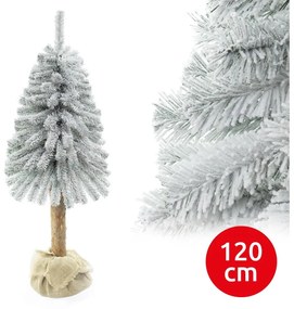 Sonic Vianočný stromček na kmeni NATURAL WITH SNOW 120 cm jedľa SC0050