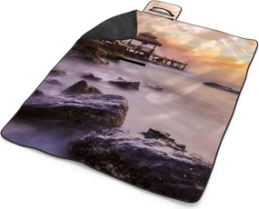 Sablio Plážová deka Hmla nad morom: 200x140 cm