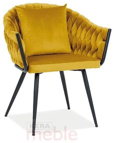 Jedálenská stolička NUVO - žltá