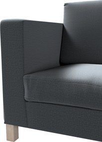 Poťah na sedačku Karlanda  (pre 3 osoby,nerozkladacia,krátky) farba produktu sivá látka zamatová