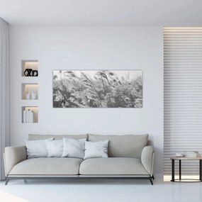 Obraz - Tráva vo vetre (120x50 cm)