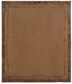 furniture-nabytek.cz - Masívne zrkadlo Abadi z akáciového a mangového dreva, lakované, hnedé – 75×63 cm