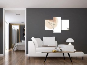 Obraz - Biela abstrakcia (90x60 cm)