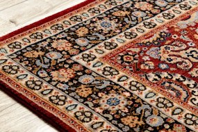 Koberec KESHAN Fredzle, Ornament, ramka orientálny 7573/53577 bordo / granát