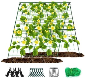 Záhradná oporná konštrukcia s mriežkou 1,2 x 1,2 m