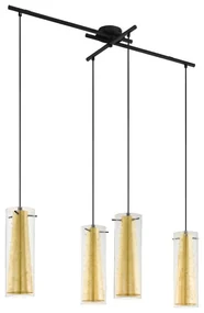 Závesné svietidlo EGLO PINTO GOLD black/gold 97653