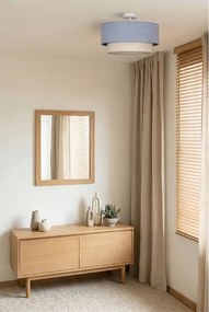 BRILAGI - LED prisadený luster BOHO ECO 1xE27/10W/230V priemer 40 cm modrá/krémová