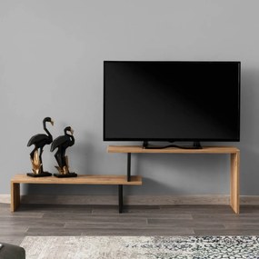 TV stolek OVIT 153 cm černá borovice