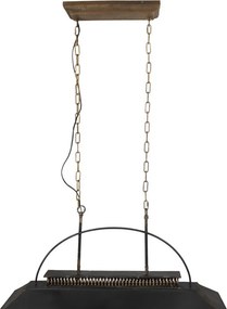 Béžové antik stropné svetlo v Industrial štýle Bocco - 99*30*70 cm