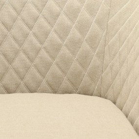 KORAT záhradná stolička s podrúčkami beige