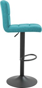 Barové stoličky s látkovým poťahom, 2 ks, rôzne farby- mätové