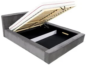 Manželská posteľ s úložným priestorom Gritta S, Dostupné poťahy: Top Sztruks 20, Rozmer postele: 160x200