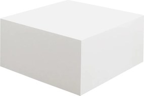 XXXLutz KONFERENČNÝ STOLÍK, biela s vysokým leskom, kompozitné drevo, 60/60/30 cm Livetastic - Stolíky do obývačky - 001769007202