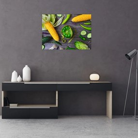 Obraz so zeleninou (70x50 cm)