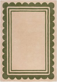 XXXLutz RUČNE TKANÝ KOBEREC, 160/230 cm zelená, béžová Flair Rugs - Online Only bytové doplnky - 003165017002