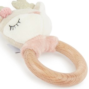 Bieco - Motorická hračka s hrkálkou - jelenček Ella