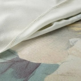 Luxusná akrylová deka s jemnou potlačou jarných kvetov Šírka: 150 cm | Dĺžka: 200 cm